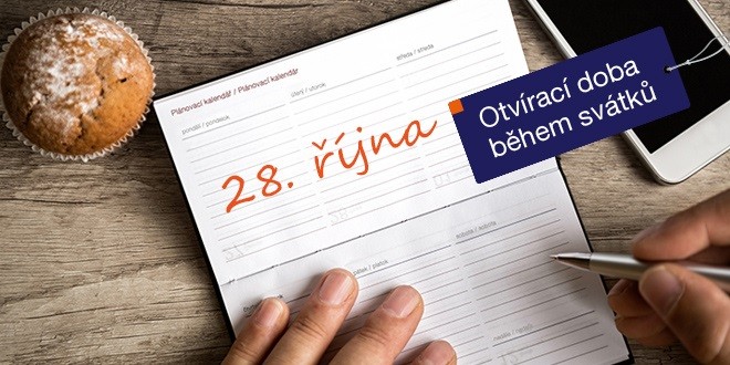 Sváteční otevírací doba 28.10.