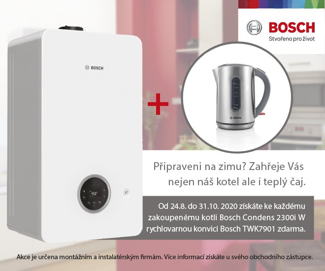Zahřejte se dvakrát prostřednictvím akce BOSCH