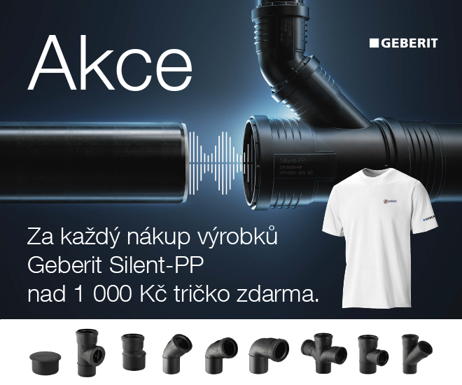 Tričko za nákup Geberit Silent-PP