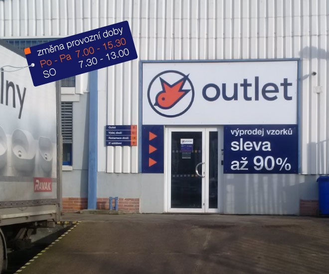 Změna provozní doby - Outlet Modřice